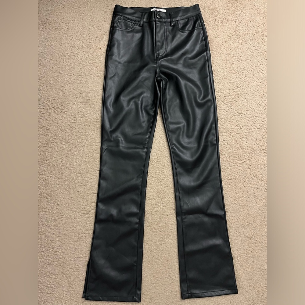 Faux Leather Pants